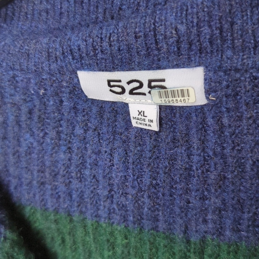 525 Andi Sweater Women's XL Blue Green Pullover Shirt - Picture 4 of 14
